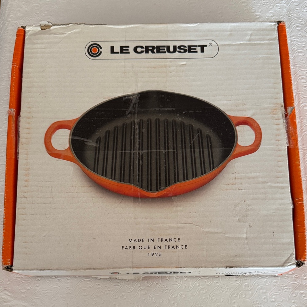 💥SALE💥 Le Creuset Lapis Cast Iron Grill Pan